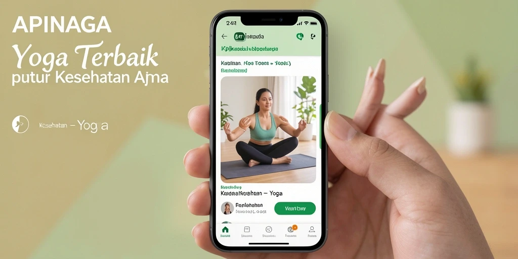 Antarmuka intuitif dan fungsi lengkap aplikasi Yoga APINAGA.