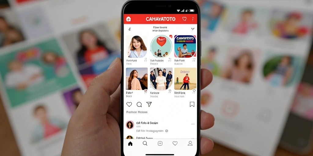 Tampilan antarmuka sederhana dan filter menarik di CAHAYATOTO.