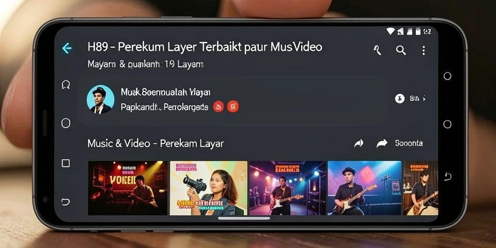 Tampilan antarmuka H89 yang sederhana dan kaya fitur.