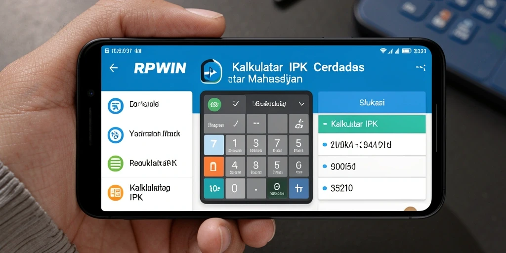 Antarmuka ramah pengguna untuk Kalkulator IPK yang efisien.